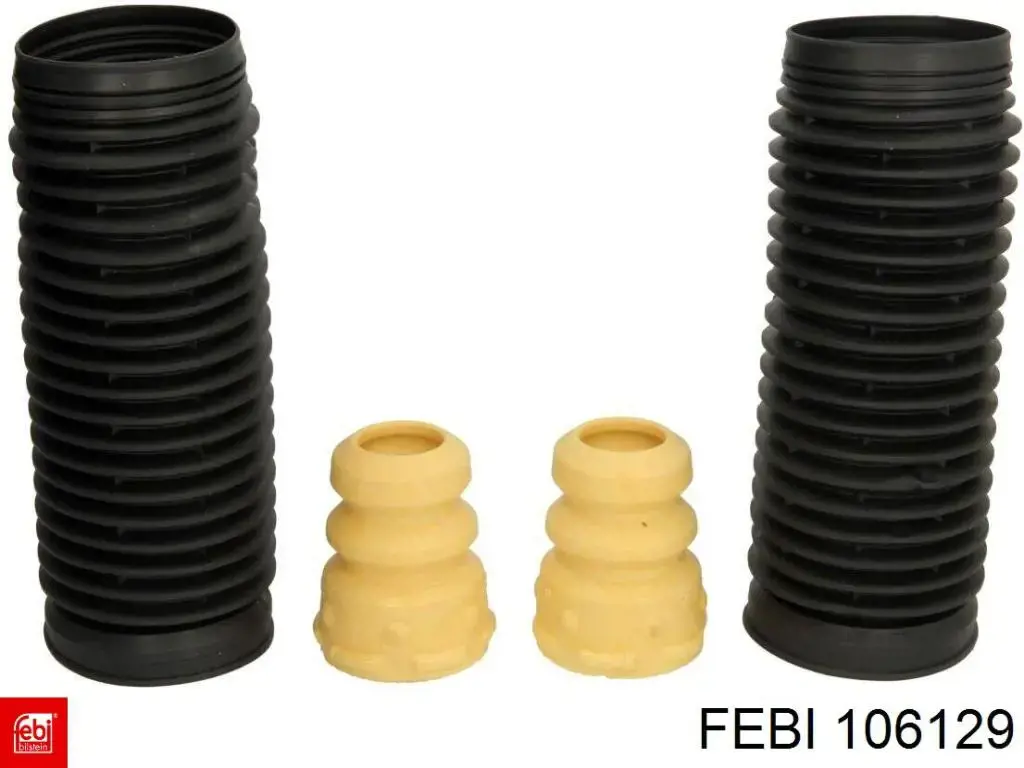 Pára-choque (grade de proteção) de amortecedor dianteiro + bota de proteção Febi 106129 preço, a partir de 17,91 USD