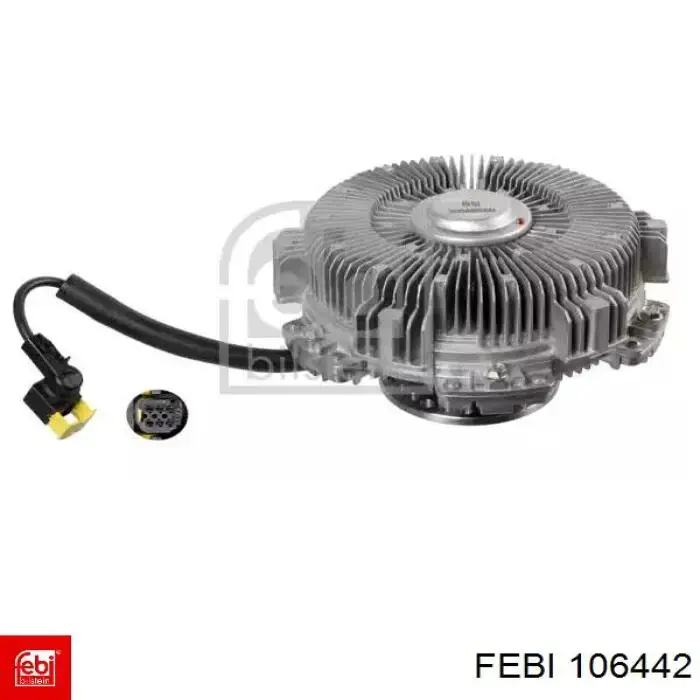 86248 Nissens Acoplamento viscoso de ventilador de esfriamento