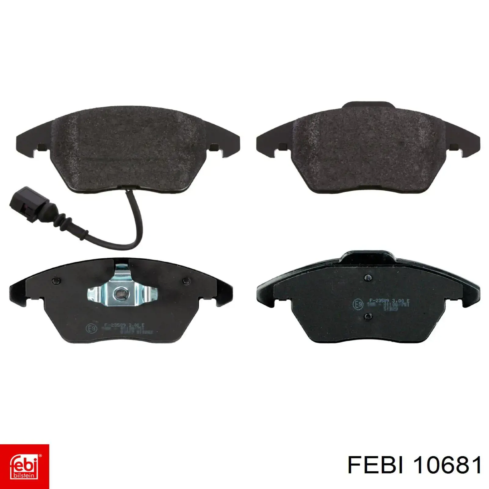 Compre 10681 Febi Disco do freio dianteiro