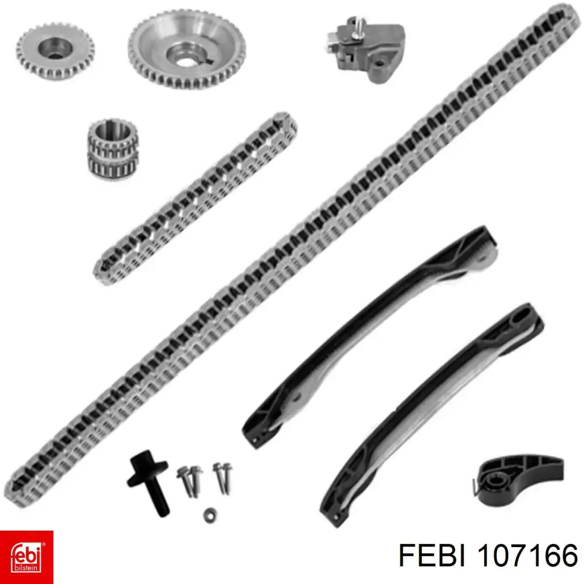 Compre 107166 Febi Cadeia superior do mecanismo de distribuição de gás, kit