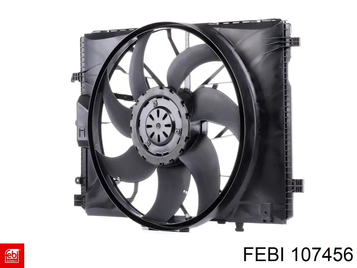 Compre 107456 Febi Difusor do radiador de esfriamento, montado com motor e roda de aletas