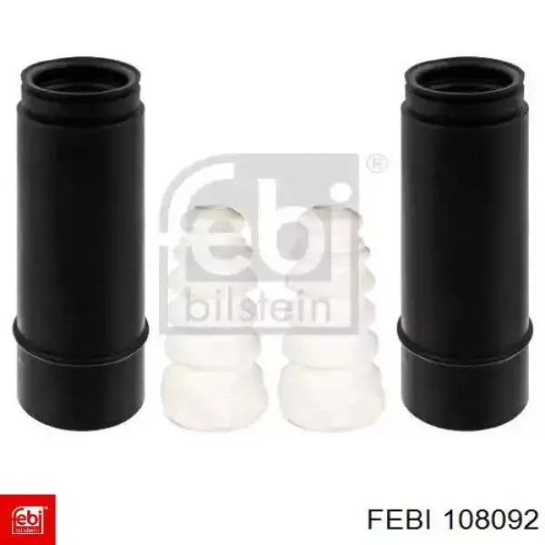 108092 Febi Pára-choque (grade de proteção) de amortecedor traseiro + bota de proteção