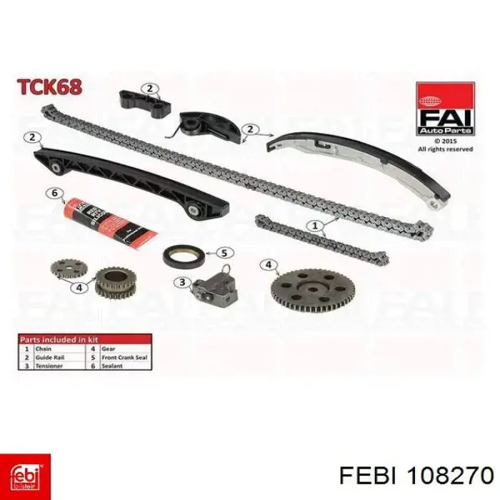  Febi 108270 preço, a partir de 293,09 USD