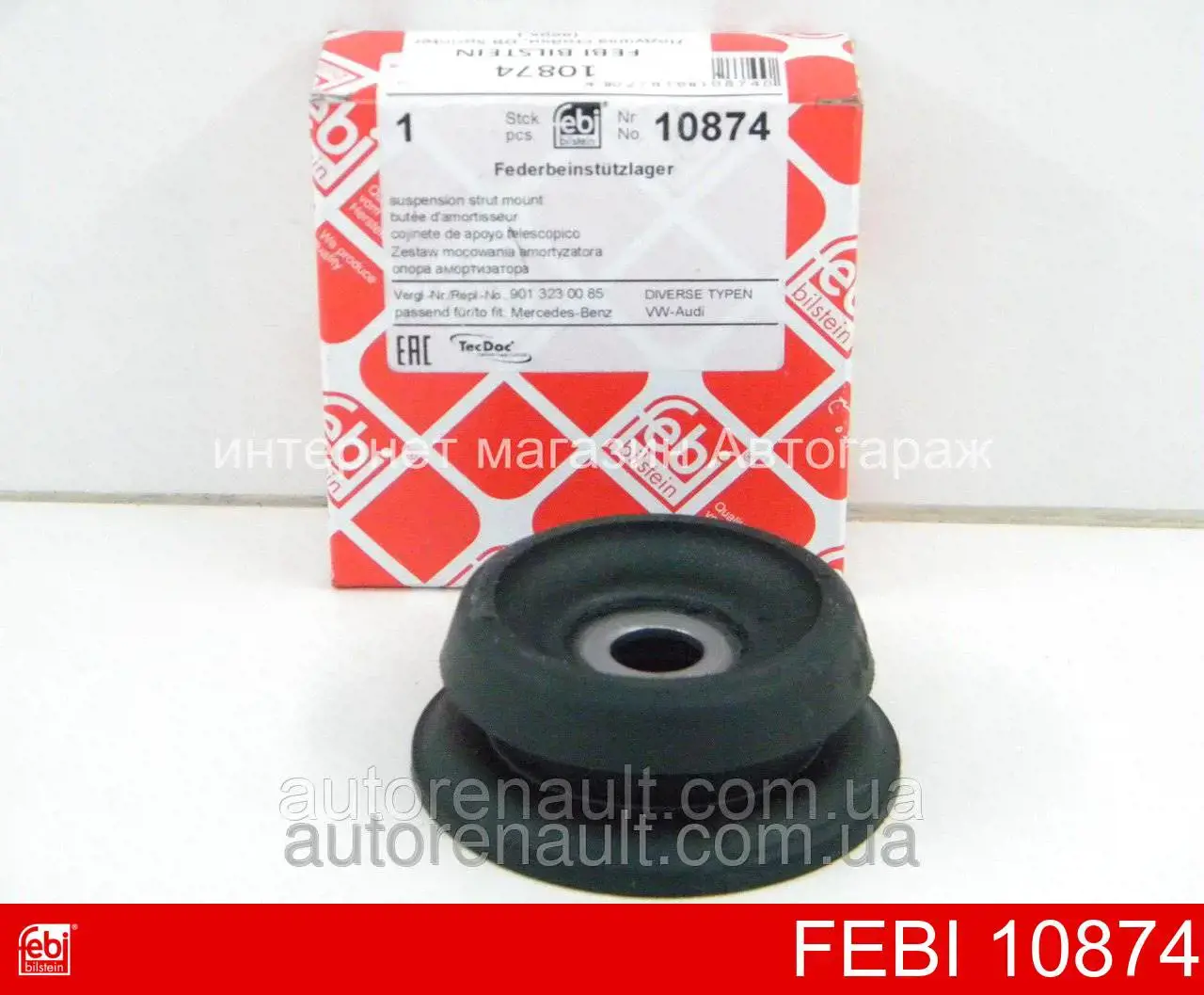 Compre 10874 Febi Suporte de amortecedor dianteiro
