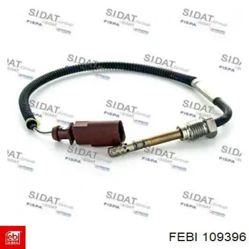 Sensor de temperatura dos gases de escape (GE), antes de filtro de partículas diesel Febi 109396 preço, a partir de 95,34 USD