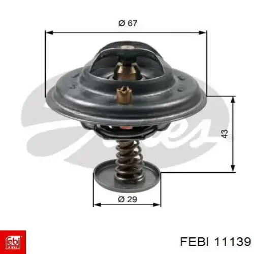Termostato Febi 11139 preço, a partir de 23,33 USD