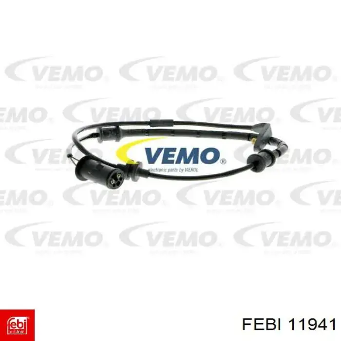 Compre 11941 Febi Sensor dianteiro de desgaste das sapatas do freio