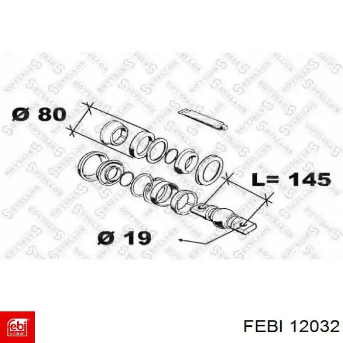 Compre 12032 Febi Parafuso de cabeça de motor (CBC)