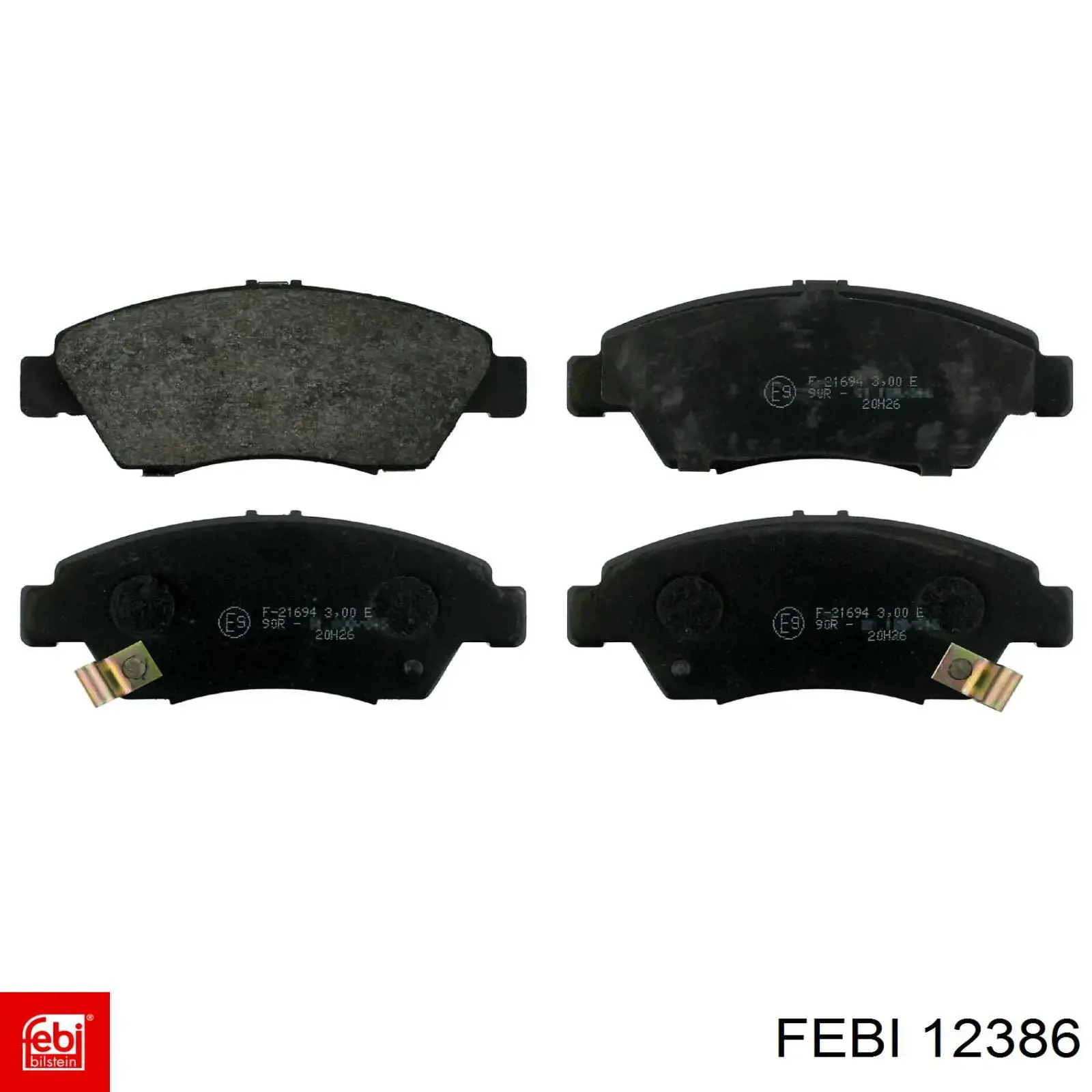 Compre 12386 Febi Braço oscilante inferior direito de suspensão dianteira