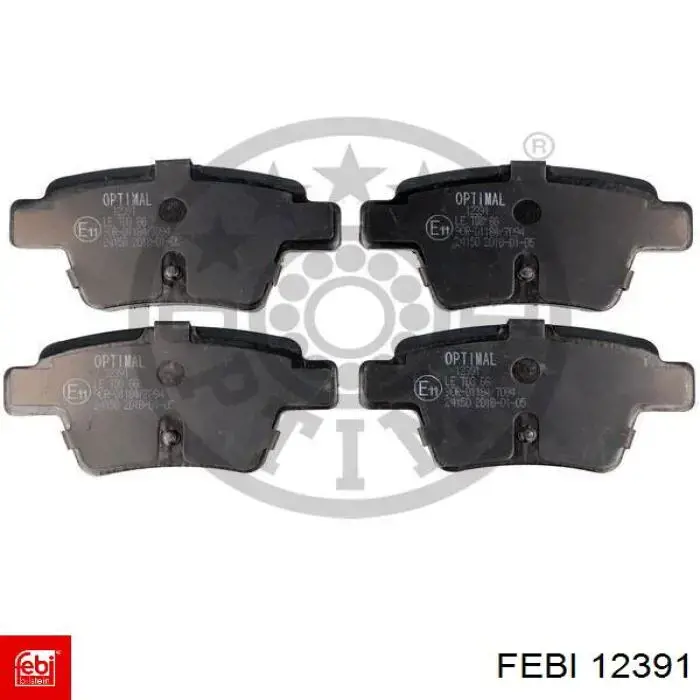 Compre 12391 Febi Ventilador elétrico de esfriamento montado (motor + roda de aletas)