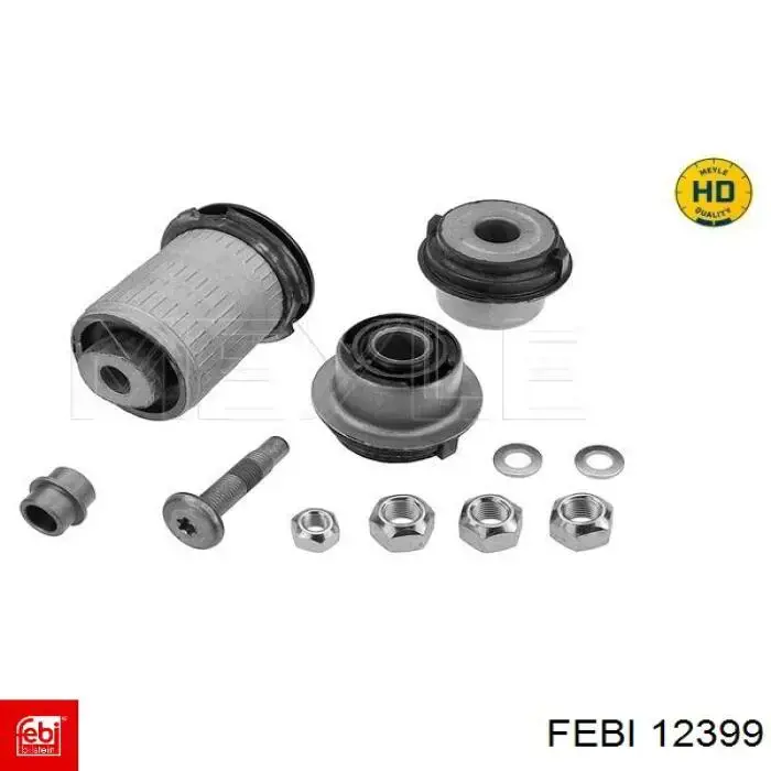 Compre 12399 Febi Bloco silencioso de viga traseira (de plataforma veicular)