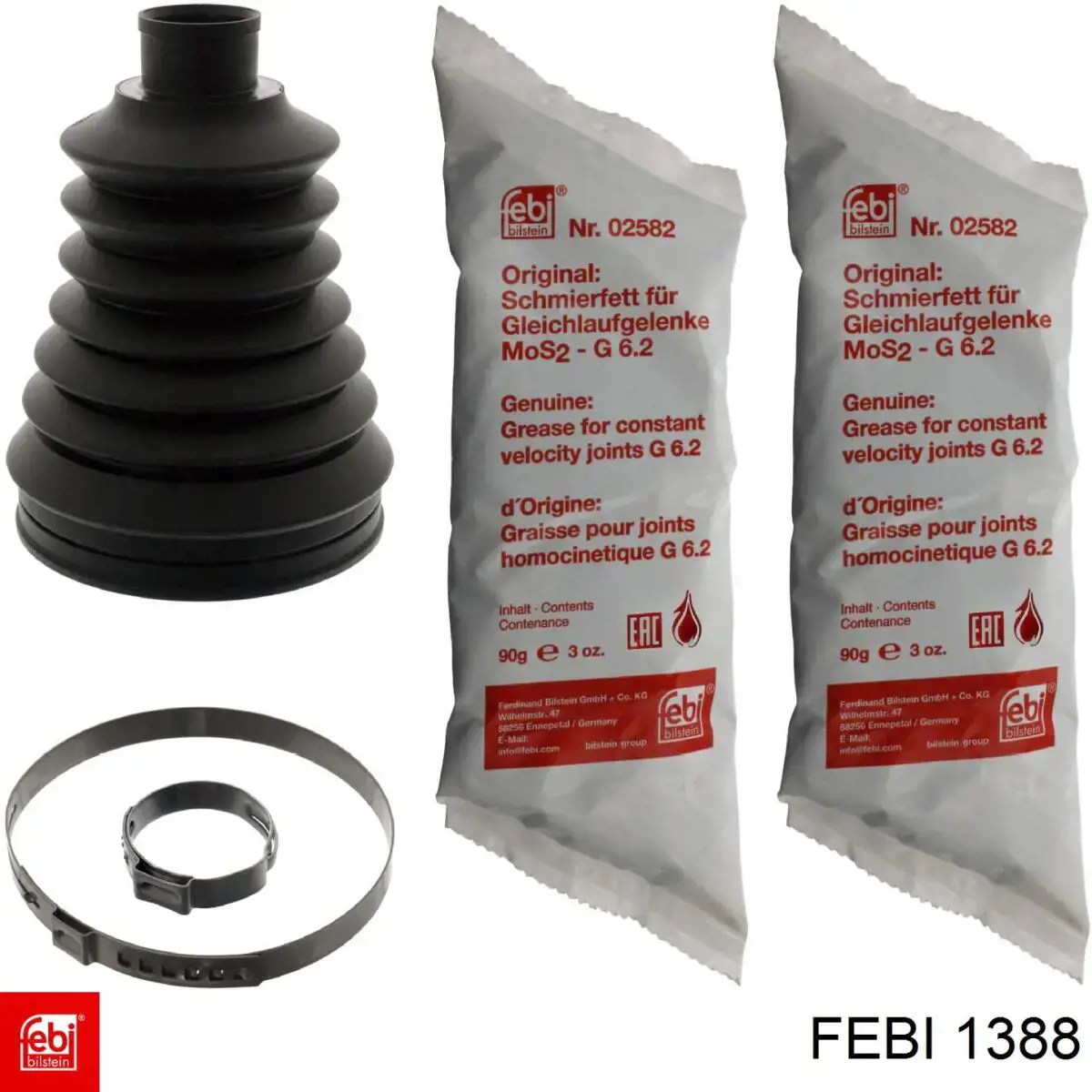 Compre 1388 Febi Kit de reparação do setor de acionamento de embraiagem
