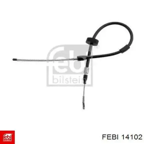Cabo traseiro direito/esquerdo do freio de estacionamento Febi 14102 preço, a partir de 12,58 USD