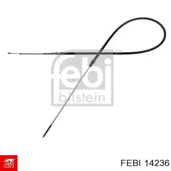 Cabo traseiro direito/esquerdo do freio de estacionamento Febi 14236 preço, a partir de 11,98 USD