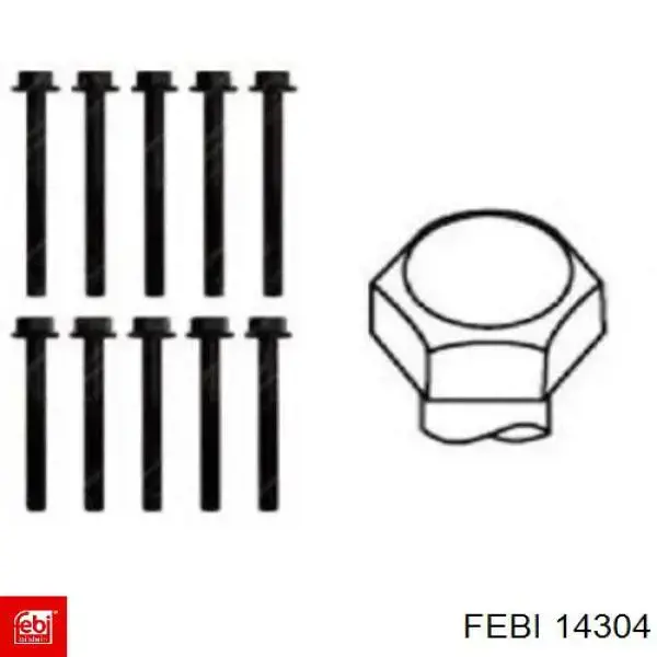 Compre 14304 Febi Parafuso de cabeça de motor (CBC)