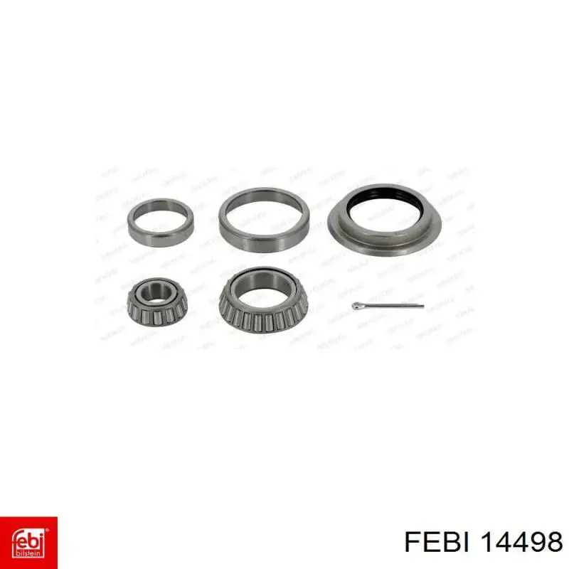 Compre 14498 Febi Rolamento de cubo dianteiro
