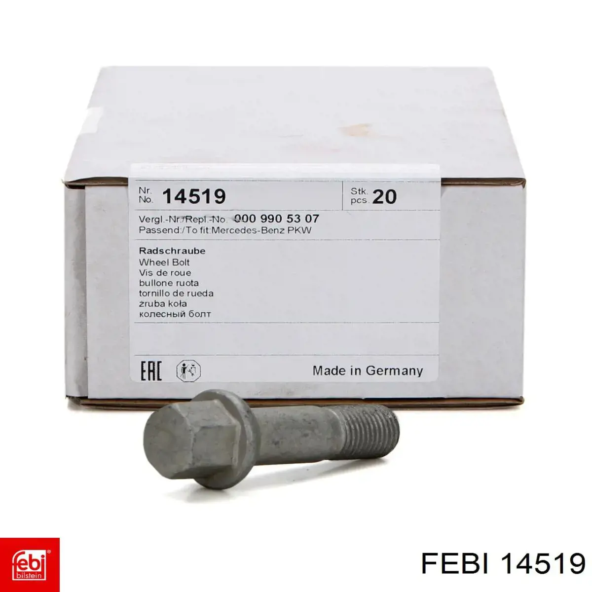 Parafuso de roda Febi 14519 preço, a partir de 6,11 USD