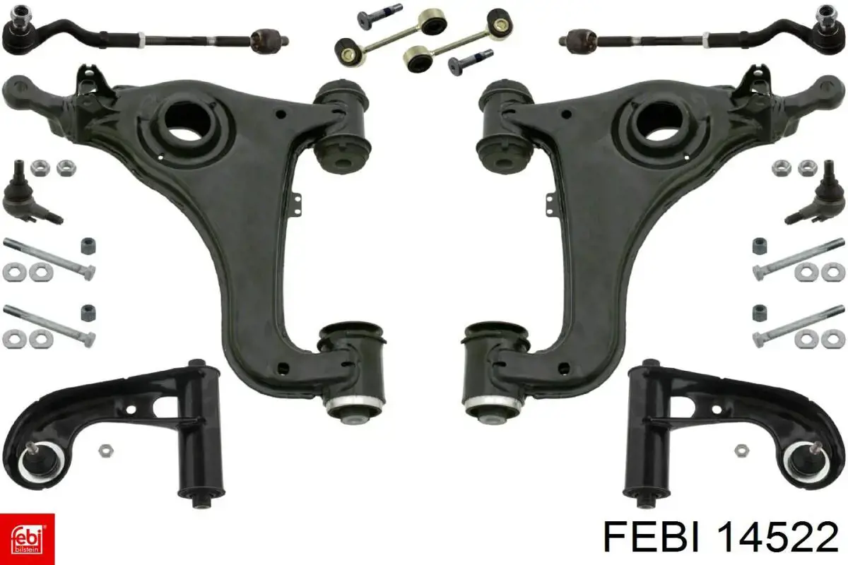Compre 14522 Febi Braço oscilante inferior esquerdo de suspensão dianteira