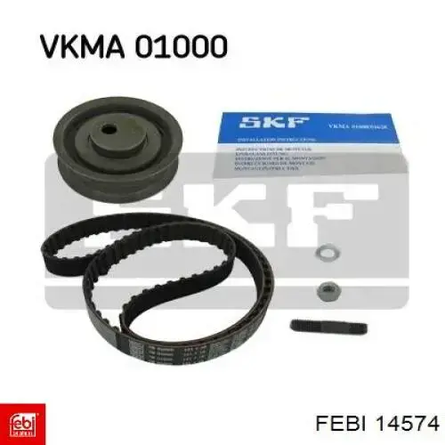 Correia do mecanismo de distribuição de gás, kit Febi 14574 preço, a partir de 45,83 USD