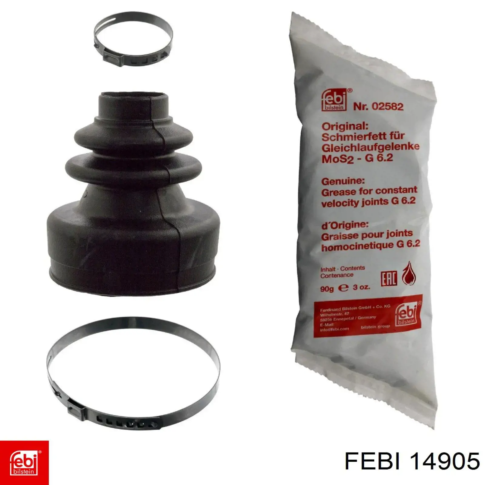 Compre 14905 Febi Bota de proteção interna de junta homocinética do semieixo dianteiro