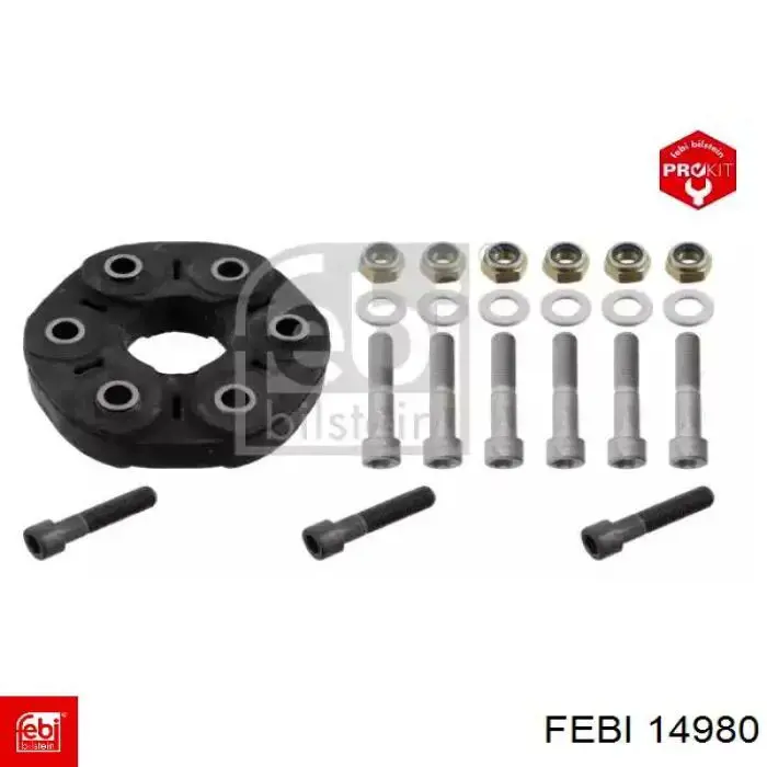 Acoplamento elástico do veio de transmissão Febi 14980 preço, a partir de 48,03 USD