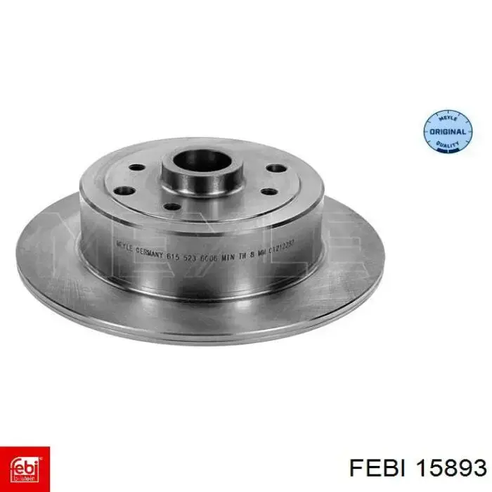 Compre 15893 Febi Disco do freio traseiro