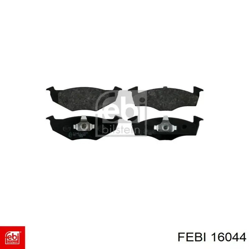 Compre 16044 Febi Sapatas do freio dianteiras de disco