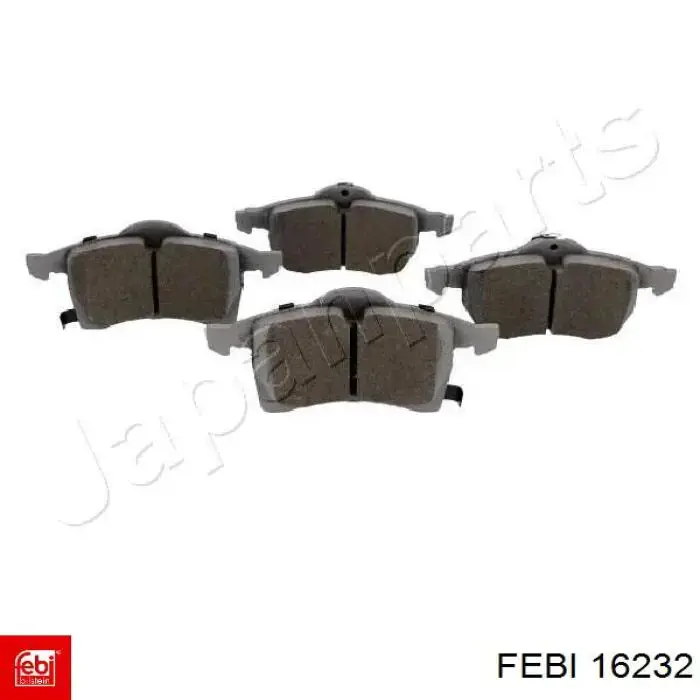 Compre 16232 Febi Sapatas do freio dianteiras de disco