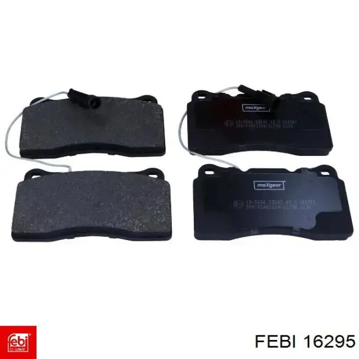 Compre 16295 Febi Sapatas do freio dianteiras de disco