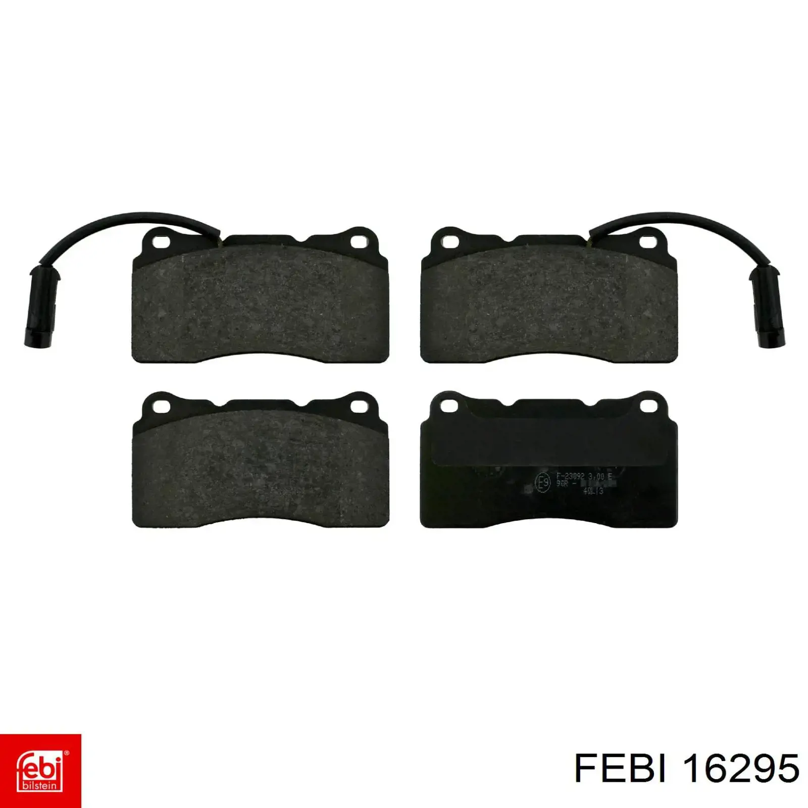 Sapatas do freio dianteiras de disco Febi 16295 preço, a partir de 48,35 USD