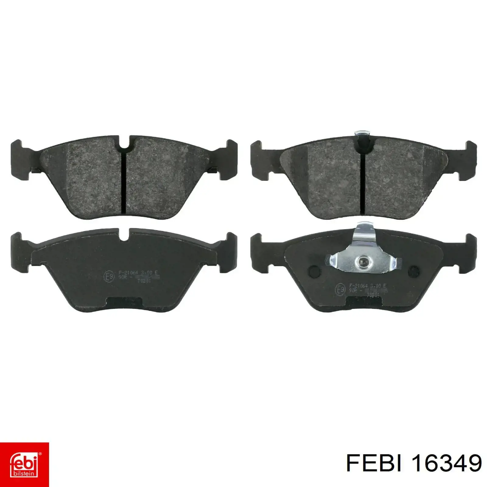 Sapatas do freio dianteiras de disco Febi 16349 preço, a partir de 33,65 USD