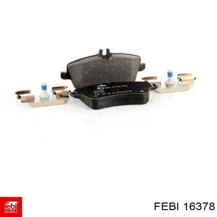 Compre 16378 Febi Sapatas do freio dianteiras de disco