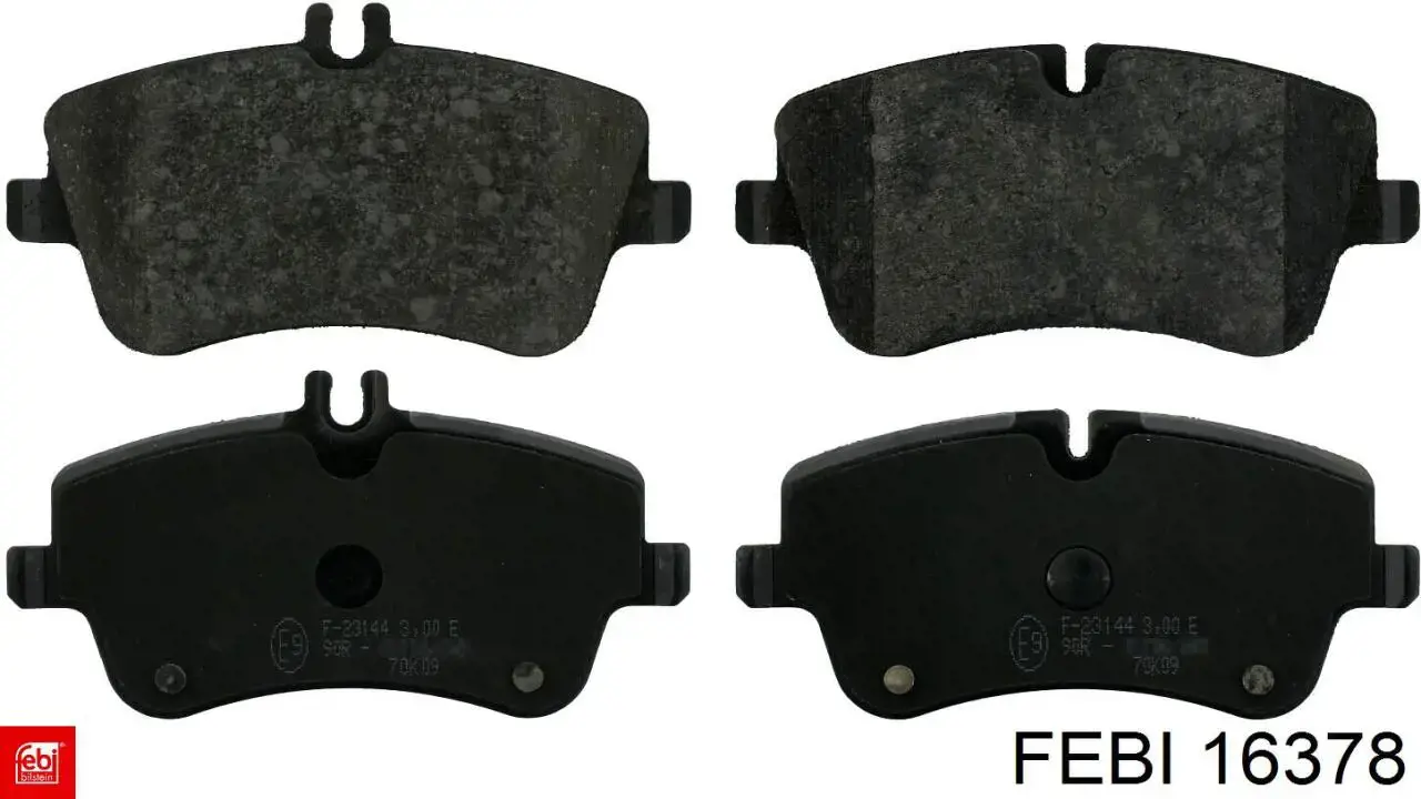 Sapatas do freio dianteiras de disco Febi 16378 preço, a partir de 31,46 USD