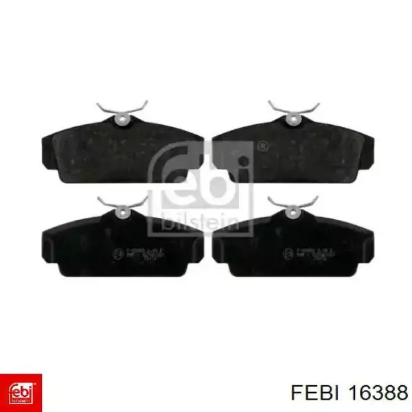 Sapatas do freio dianteiras de disco Febi 16388 preço, a partir de 26,58 USD