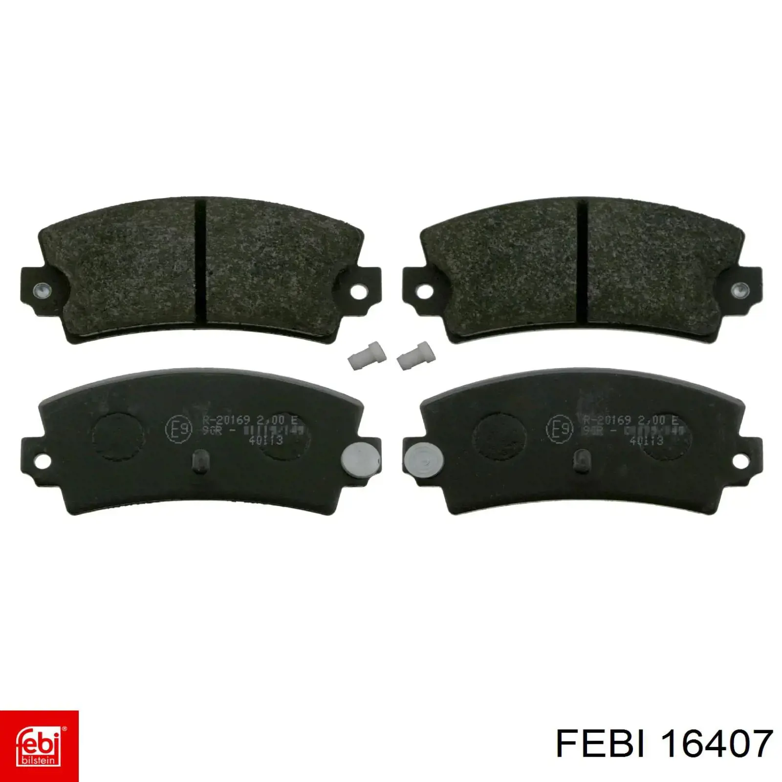 Compre 16407 Febi Sapatas do freio traseiras de disco