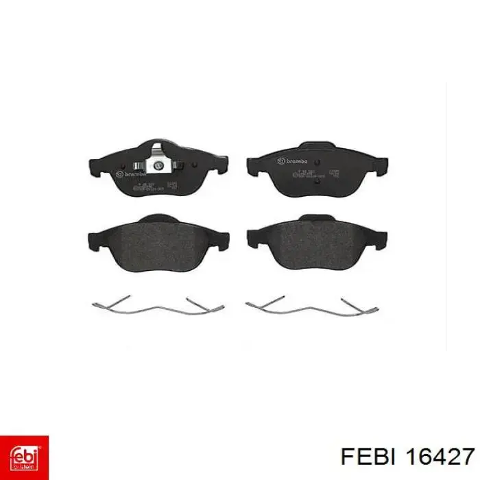 Compre 16427 Febi Sapatas do freio dianteiras de disco