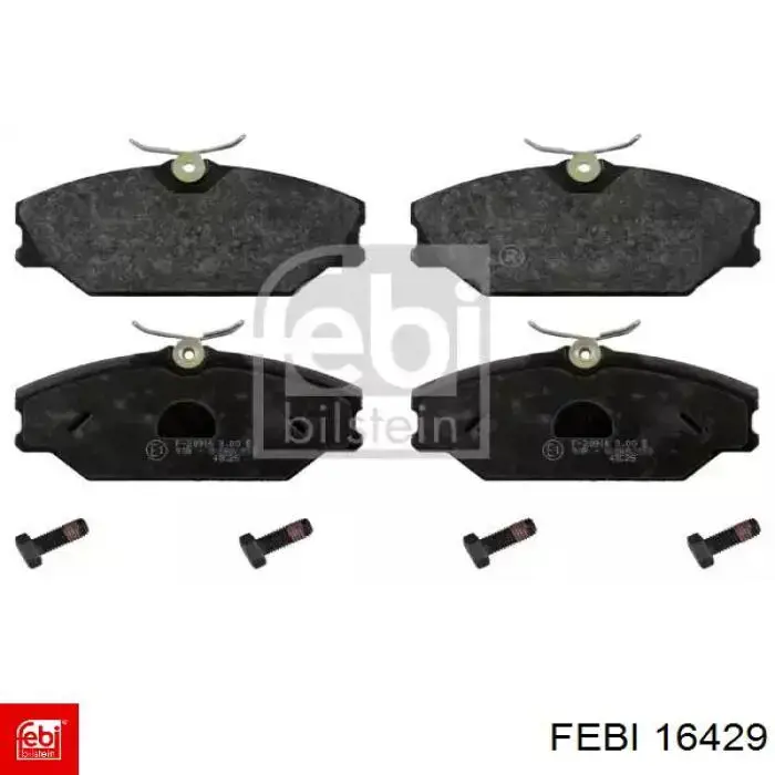 Sapatas do freio dianteiras de disco Febi 16429 preço, a partir de 34,12 USD