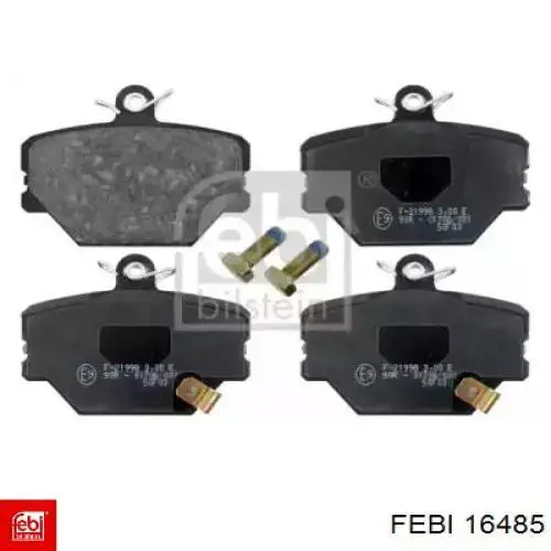 Sapatas do freio dianteiras de disco Febi 16485 preço, a partir de 24,46 USD