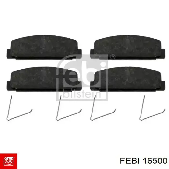 Sapatas do freio traseiras de disco Febi 16500 preço, a partir de 23,91 USD