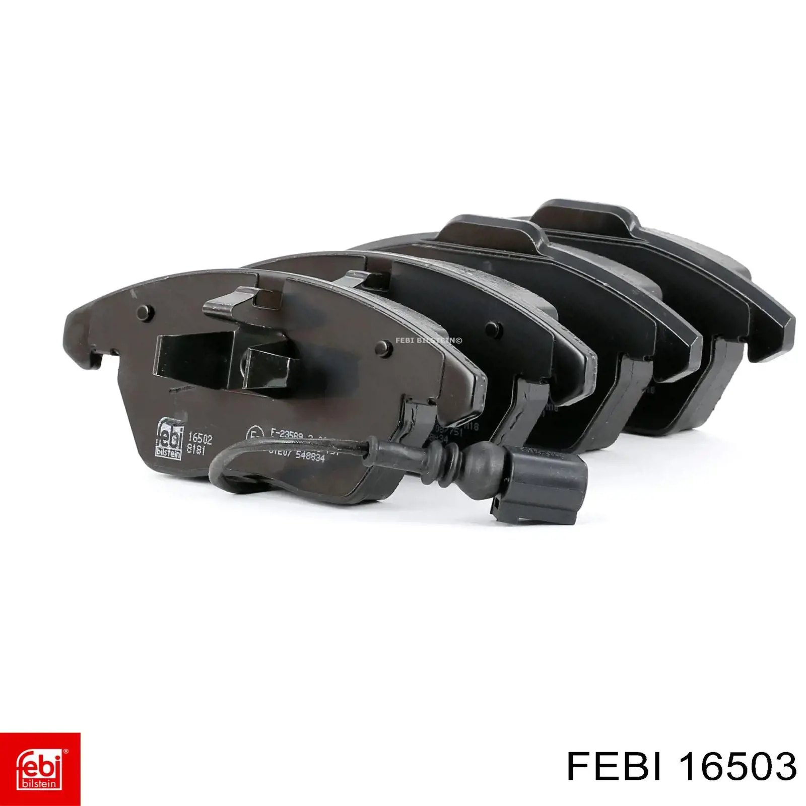 Compre 16503 Febi Sapatas do freio dianteiras de disco