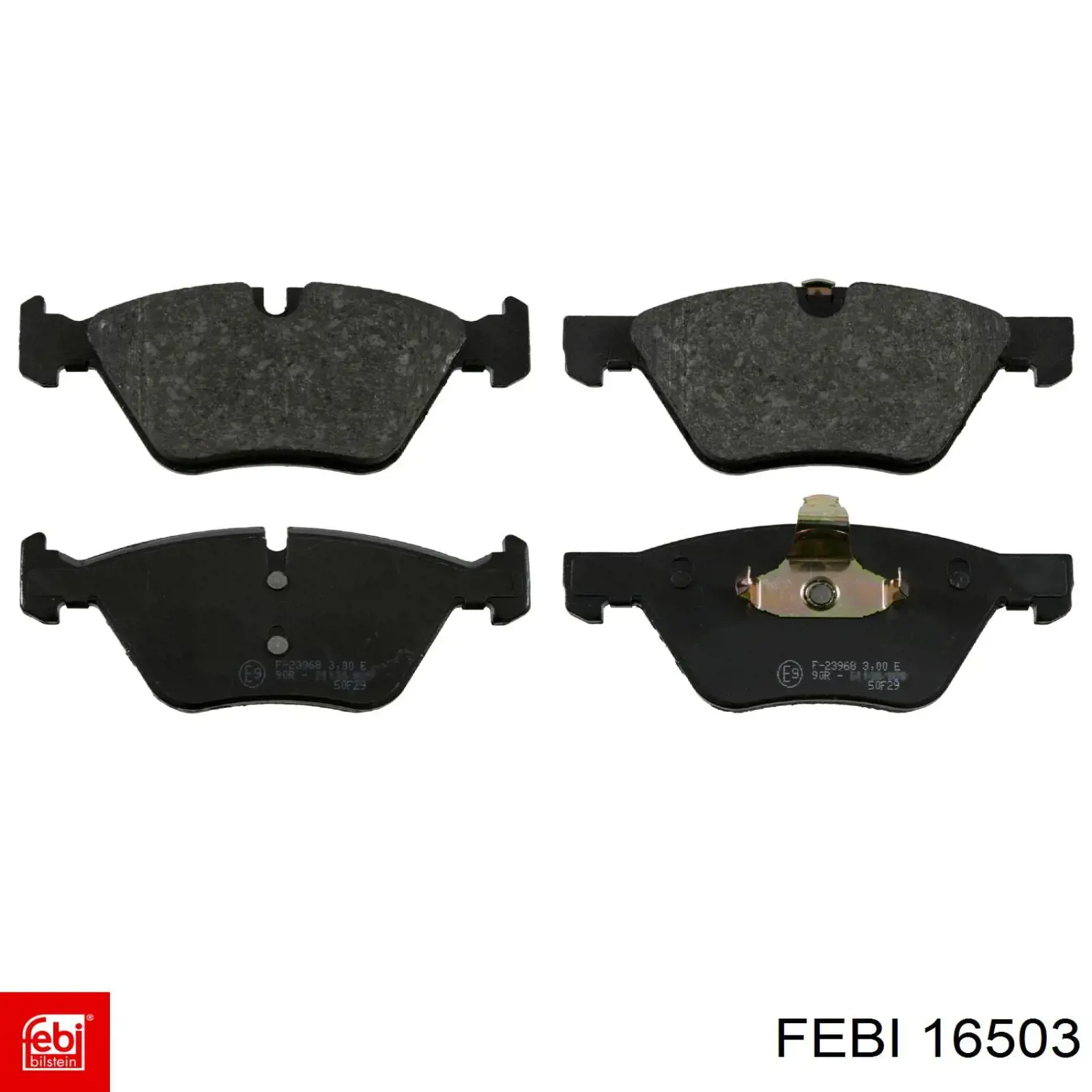 Sapatas do freio dianteiras de disco Febi 16503 preço, a partir de 45,20 USD
