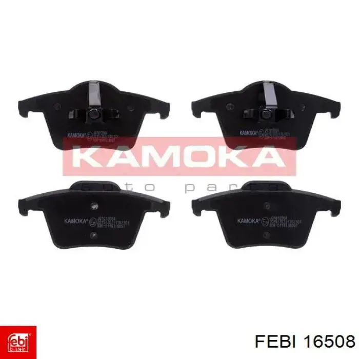 Compre 16508 Febi Sapatas do freio traseiras de disco
