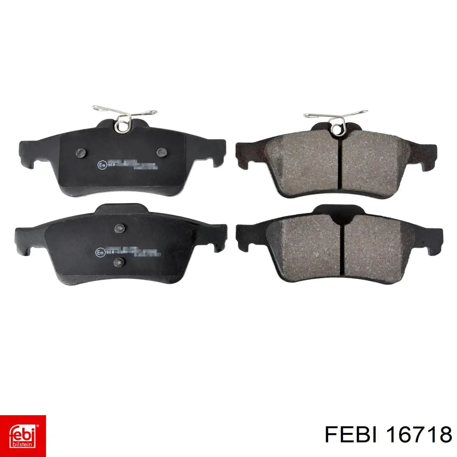 Sapatas do freio traseiras de disco Febi 16718 preço, a partir de 23,58 USD