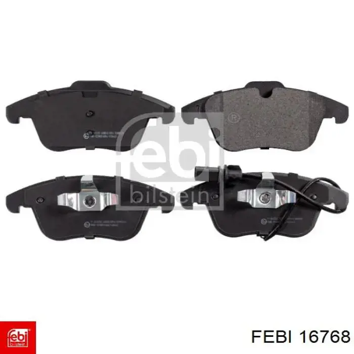 Compre 16768 Febi Sapatas do freio dianteiras de disco