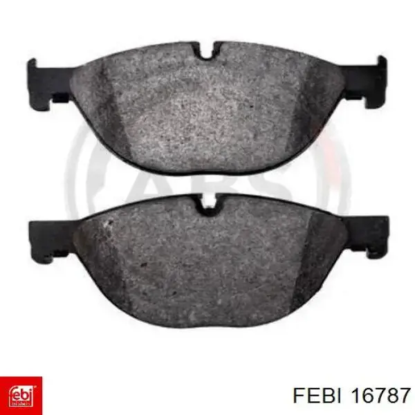 Compre 16787 Febi Sapatas do freio dianteiras de disco