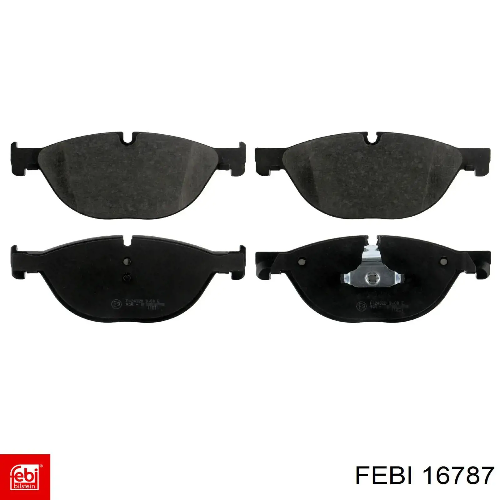 Sapatas do freio dianteiras de disco Febi 16787 preço, a partir de 60,35 USD