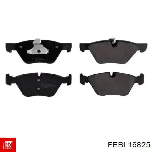 Compre 16825 Febi Sapatas do freio dianteiras de disco
