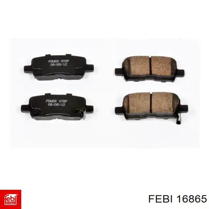 Compre 16865 Febi Sapatas do freio dianteiras de disco