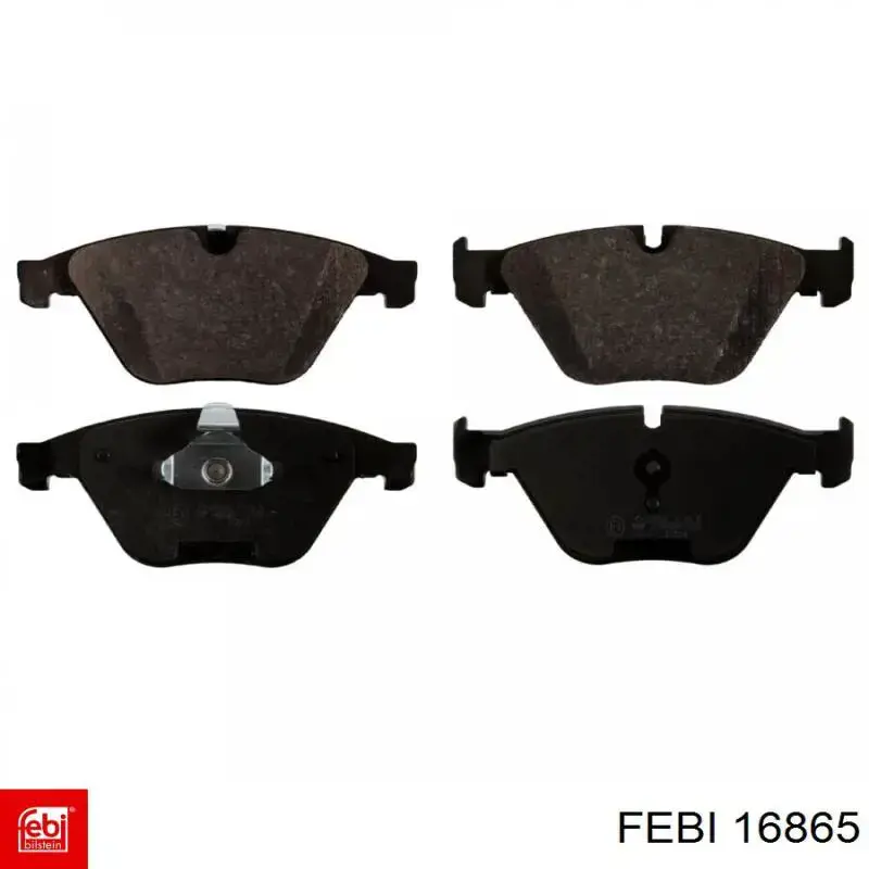 Sapatas do freio dianteiras de disco Febi 16865 preço, a partir de 48,19 USD