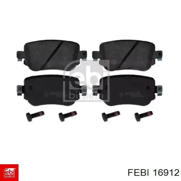 Sapatas do freio traseiras de disco Febi 16912 preço, a partir de 30,79 USD